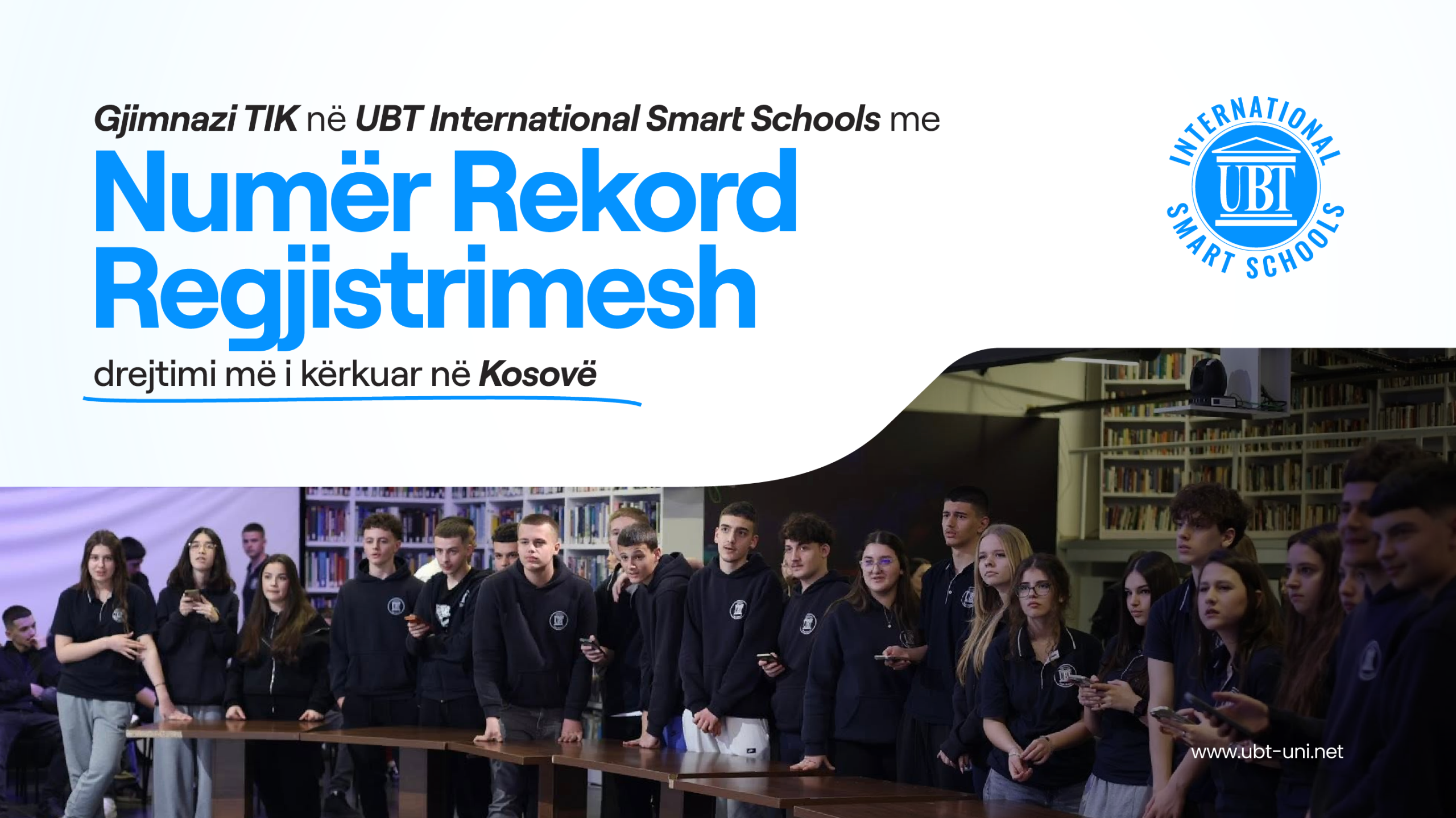 Gjimnazi TIK në UBT International Smart Schools me numër rekord regjistrimesh – drejtimi më i kërkuar në Kosovë