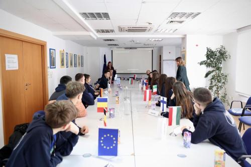 Students’ Visit at the EU Office in Kosovo
